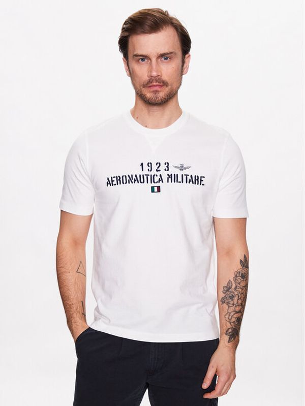 Aeronautica Militare Aeronautica Militare Тишърт 231TS2099J584 Бял Comfort Fit