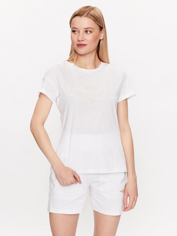 Aeronautica Militare Aeronautica Militare Тишърт 231TS2103DJ510 Бял Regular Fit