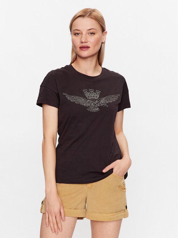 Aeronautica Militare Aeronautica Militare Тишърт 231TS2103DJ510 Черен Regular Fit