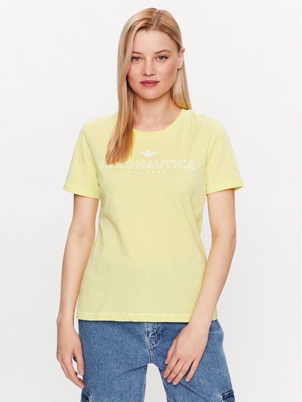 Aeronautica Militare Aeronautica Militare Тишърт 231TS2105DJ510 Жълт Regular Fit