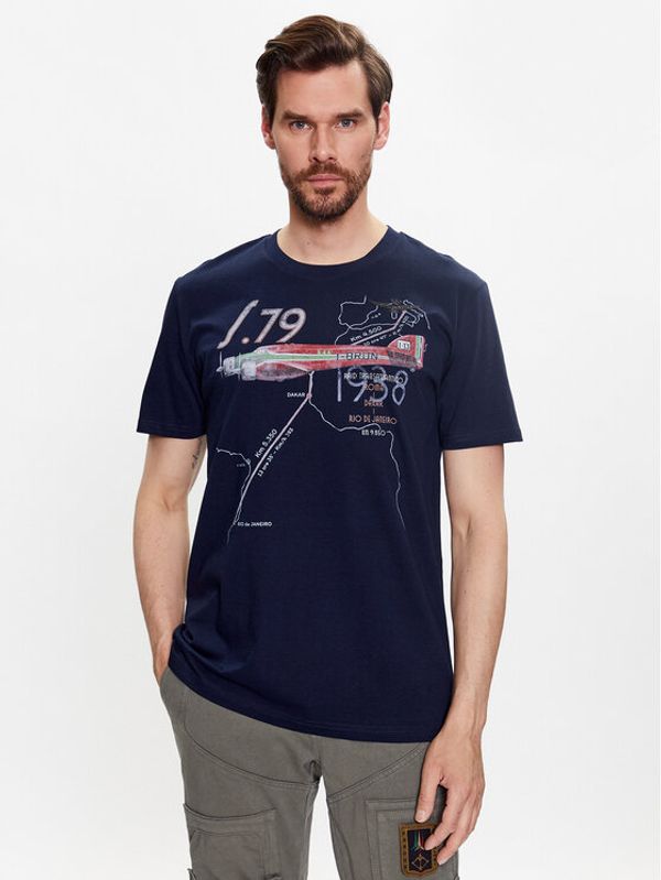 Aeronautica Militare Aeronautica Militare Тишърт 231TS2125J607 Тъмносин Regular Fit