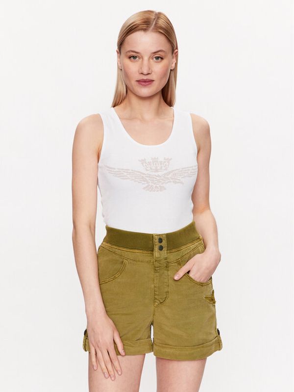 Aeronautica Militare Aeronautica Militare топ 231TS2114DJ585 Бял Regular Fit