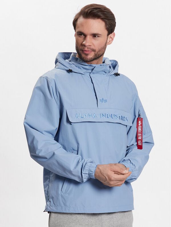 Alpha Industries Alpha Industries Анорак Anorak ambroidery Logo Син Regular Fit