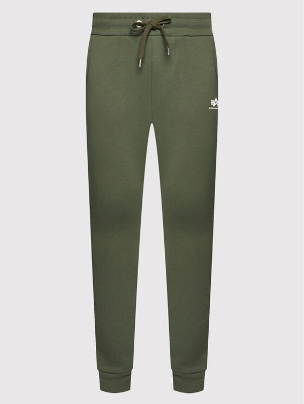 Alpha Industries Alpha Industries Долнище анцуг Basic 116370 Зелен Regular Fit