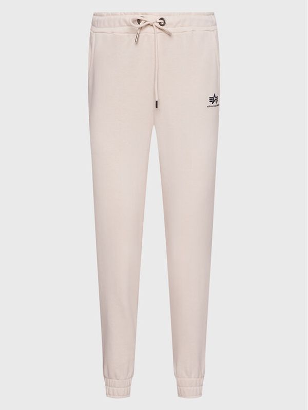 Alpha Industries Alpha Industries Долнище анцуг Basic ALPHA INDUSTRIES-116051 Екрю Regular Fit