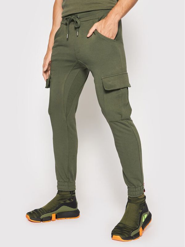 Alpha Industries Alpha Industries Долнище анцуг Terry Jogger 116204 Зелен Regular Fit