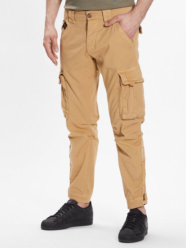 Alpha Industries Alpha Industries Дънки Task Force Pant Бежов Tapered Fit