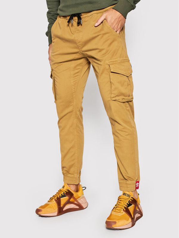 Alpha Industries Alpha Industries Джогъри Twill 116202 Кафяв Regular Fit