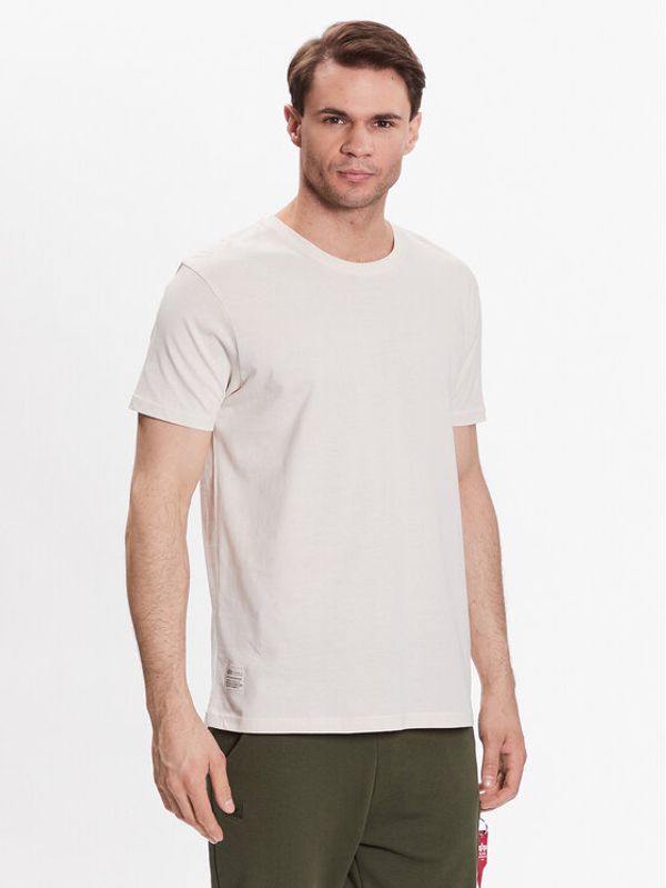 Alpha Industries Alpha Industries Комплект 2 тишъртки USN Blood Chit T 2 Бял Regular Fit