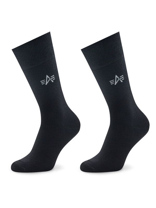 Alpha Industries Alpha Industries Комплект 3 чифта дълги чорапи мъжки Basic 118929 Черен