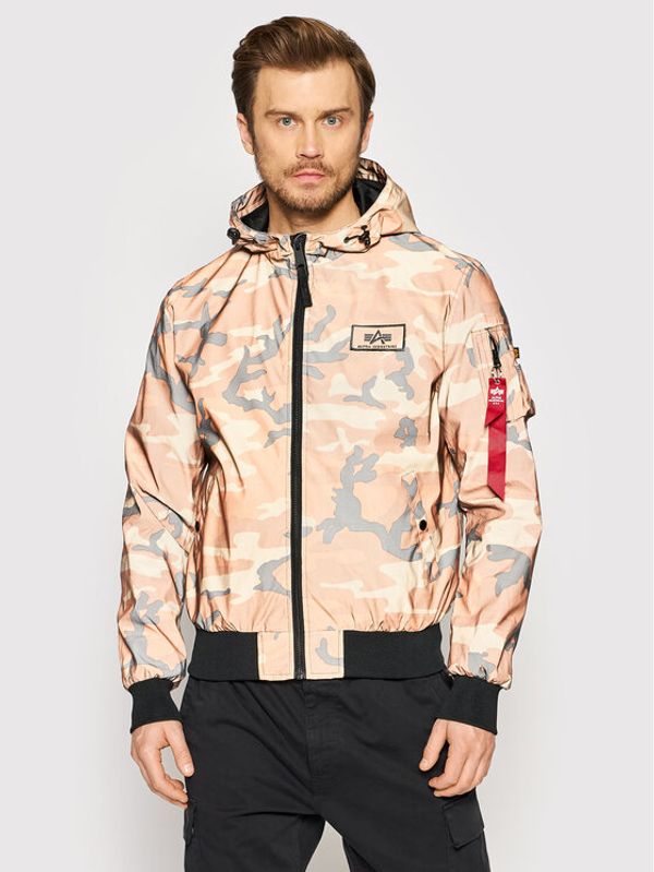 Alpha Industries Alpha Industries Преходно яке Camo 126138RC Кафяв Regular Fit
