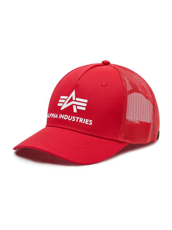 Alpha Industries Alpha Industries Шапка с козирка Basic Trucker 186902 Червен