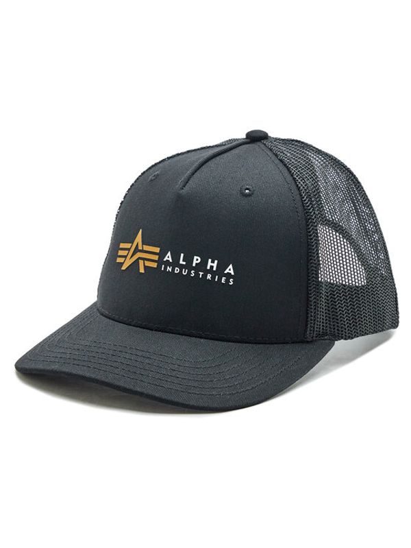 Alpha Industries Alpha Industries Шапка с козирка Label 106901 Черен