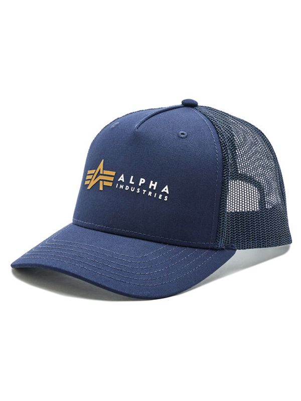 Alpha Industries Alpha Industries Шапка с козирка Label 106901 Тъмносин