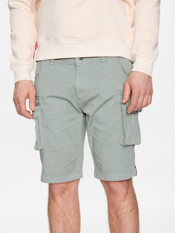 Alpha Industries Alpha Industries Шорти от плат Crew Short Зелен Slim Fit