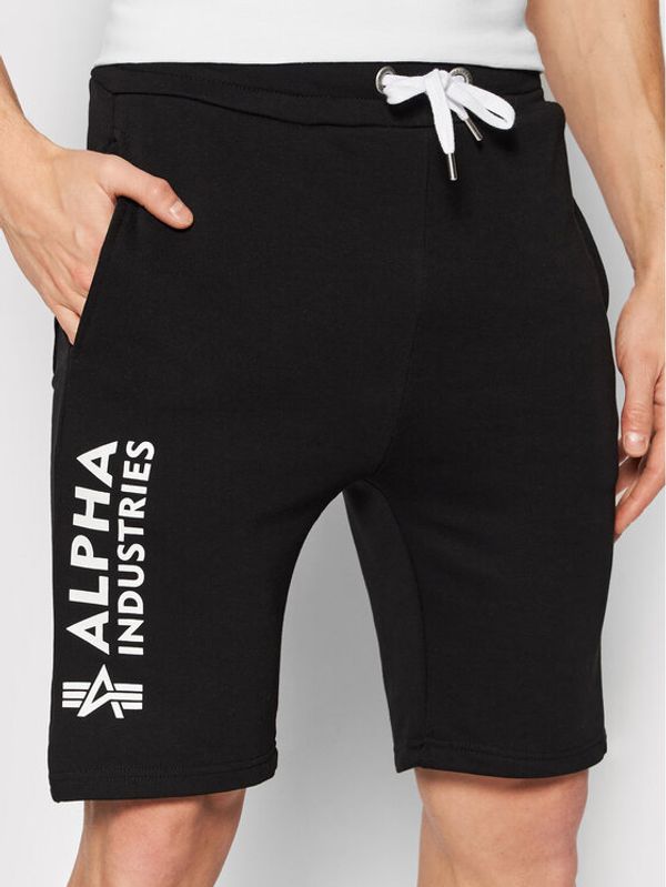 Alpha Industries Alpha Industries Спортни шорти Basic 116364 Черен Regular Fit