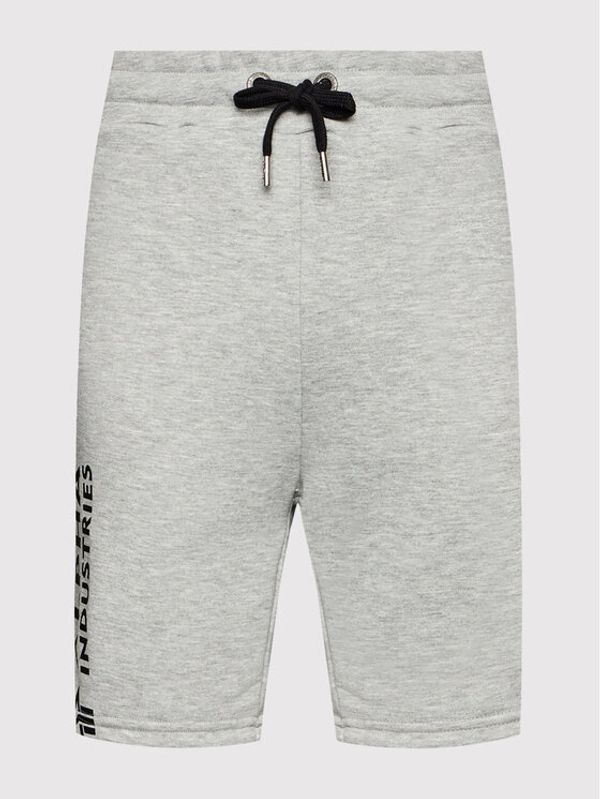 Alpha Industries Alpha Industries Спортни шорти Basic 116364 Сив Regular Fit