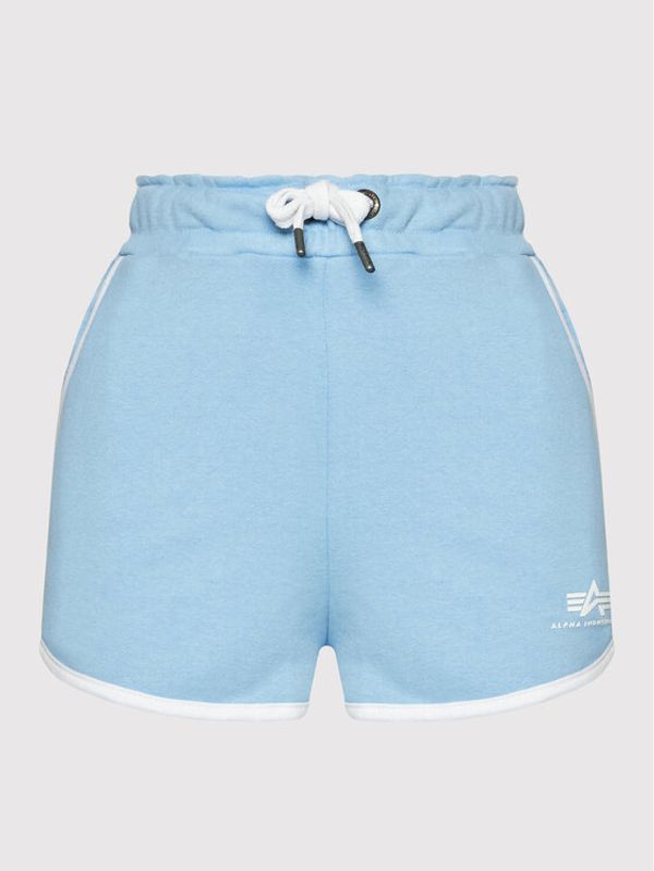 Alpha Industries Alpha Industries Спортни шорти Contrast 106056 Син Regular Fit