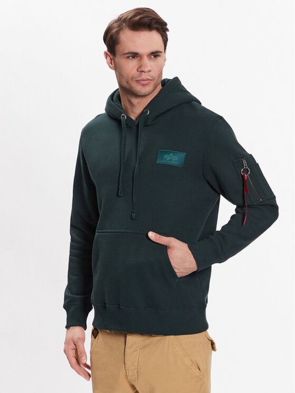 Alpha Industries Alpha Industries Суитшърт Back Print Hoody Тъмносин Regular Fit