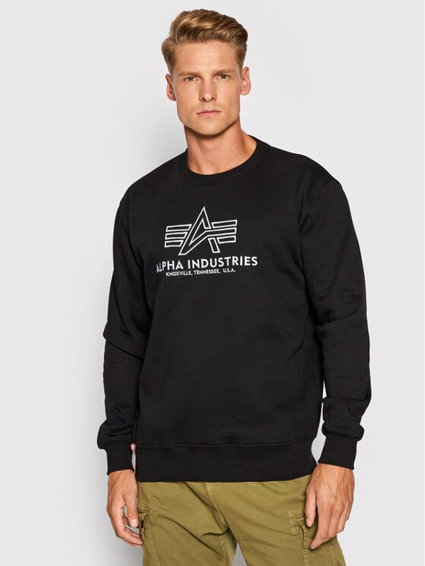 Alpha Industries Alpha Industries Суитшърт Basic 118302 Черен Regular Fit