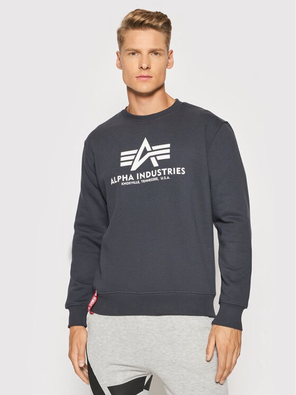 Alpha Industries Alpha Industries Суитшърт Basic 178302 Тъмносин Regular Fit