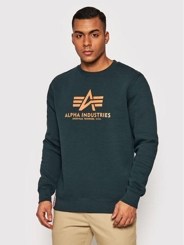 Alpha Industries Alpha Industries Суитшърт Basic 178302 Тъмносин Regular Fit
