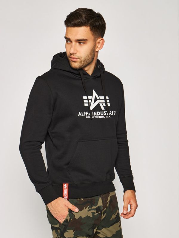 Alpha Industries Alpha Industries Суитшърт Basic 178312 Черен Regular Fit