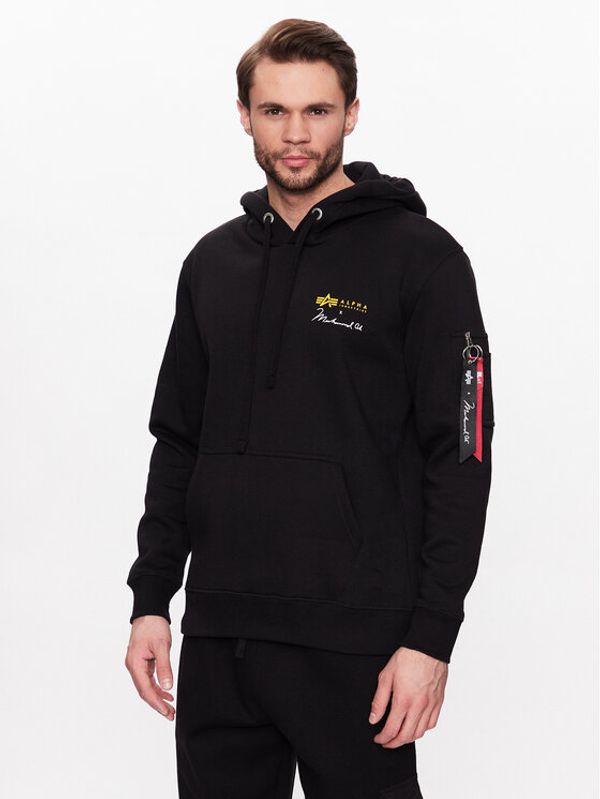 Alpha Industries Alpha Industries Суитшърт Muhammad Ali 136339 Черен Regular Fit