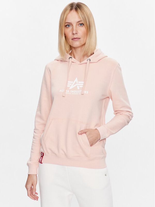 Alpha Industries Alpha Industries Суитшърт New Basic Hoody Wmn Оранжев Regular Fit