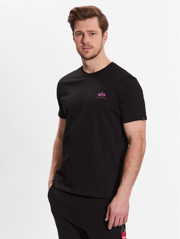 Alpha Industries Alpha Industries Тишърт Backprint T Черен Regular Fit