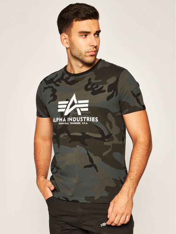 Alpha Industries Alpha Industries Тишърт Basic 100501C Сив Regular Fit