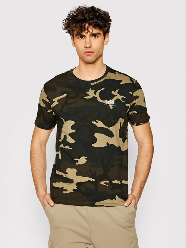 Alpha Industries Alpha Industries Тишърт Basic Small Logo 188505C Цветен Regular Fit