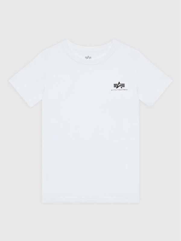 Alpha Industries Alpha Industries Тишърт Basic Small Logo 196704 Бял Regular Fit