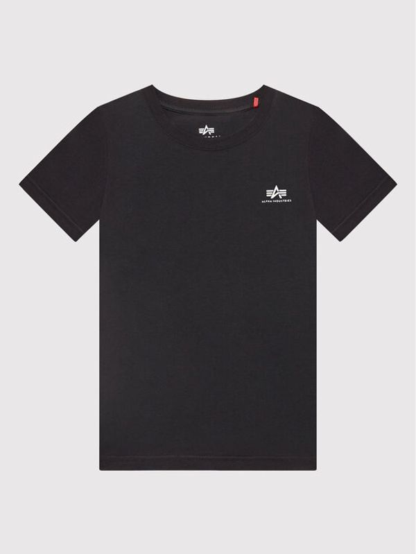 Alpha Industries Alpha Industries Тишърт Basic Small Logo 196704 Черен Regular Fit