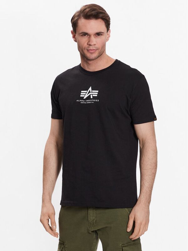 Alpha Industries Alpha Industries Тишърт Basic T ML Черен Regular Fit