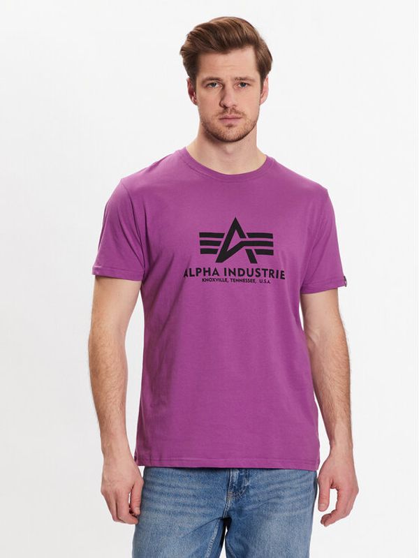 Alpha Industries Alpha Industries Тишърт Basic T-Shirt Сив Regular Fit