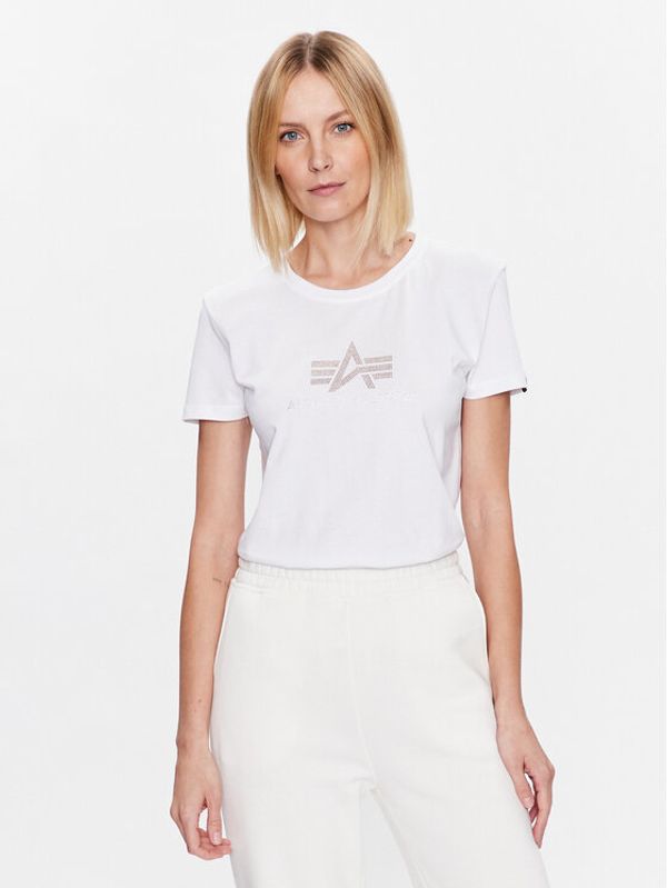Alpha Industries Alpha Industries Тишърт Crystal T wmn Бял Regular Fit