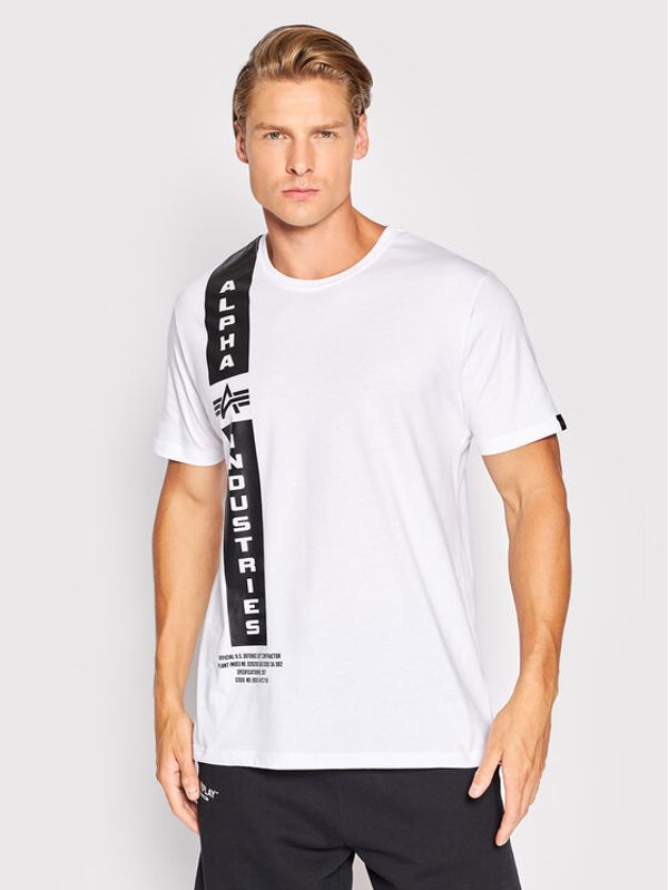Alpha Industries Alpha Industries Тишърт Defense 198512 Бял Regular Fit