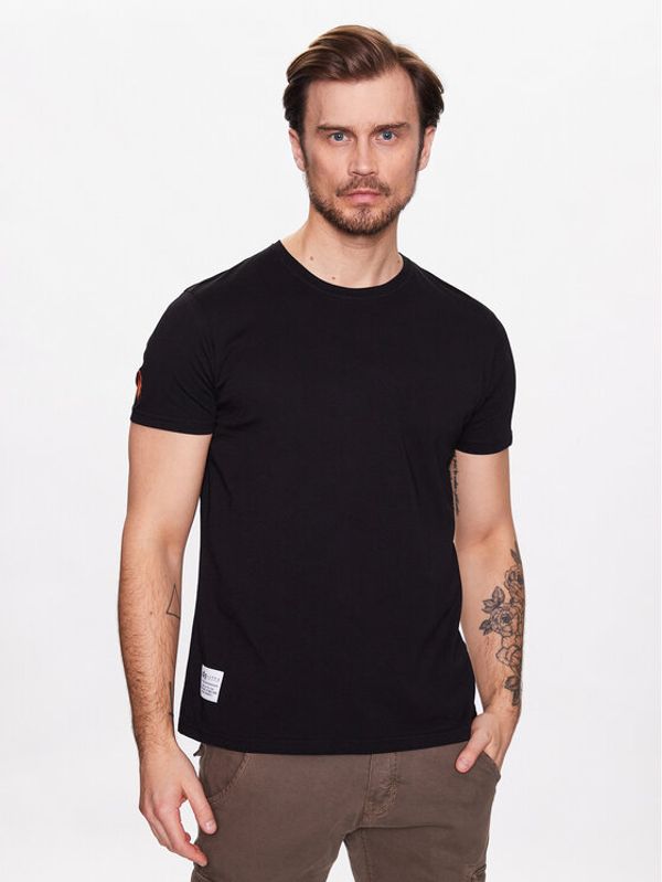 Alpha Industries Alpha Industries Тишърт Dragon EMB T Черен Regular Fit