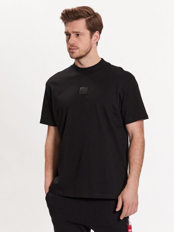 Alpha Industries Alpha Industries Тишърт Label T HC Черен Oversize