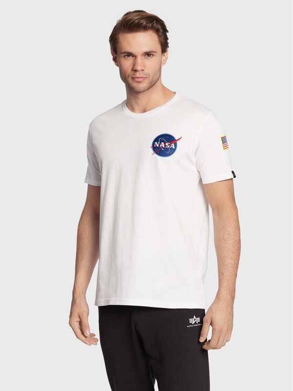 Alpha Industries Alpha Industries Тишърт Space Shuttle 176507 Бял Regular Fit