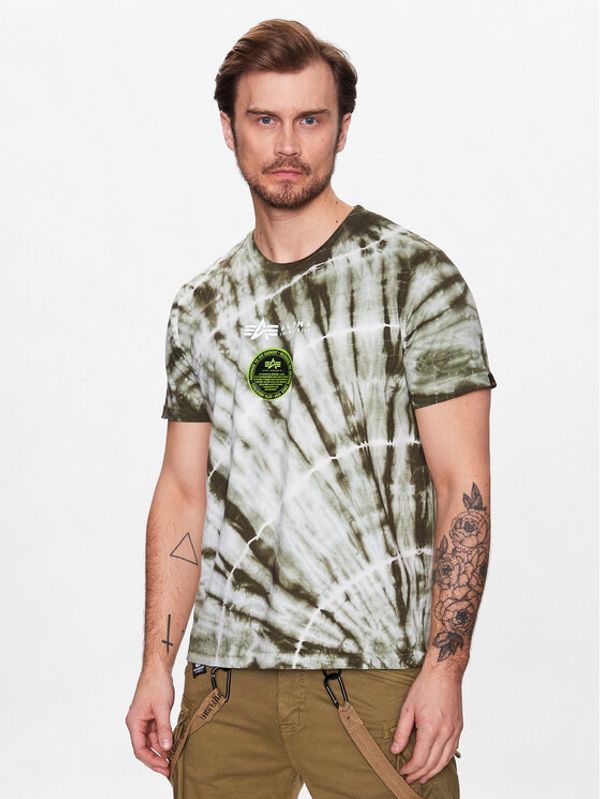Alpha Industries Alpha Industries Тишърт Tie Dye T Зелен Regular Fit