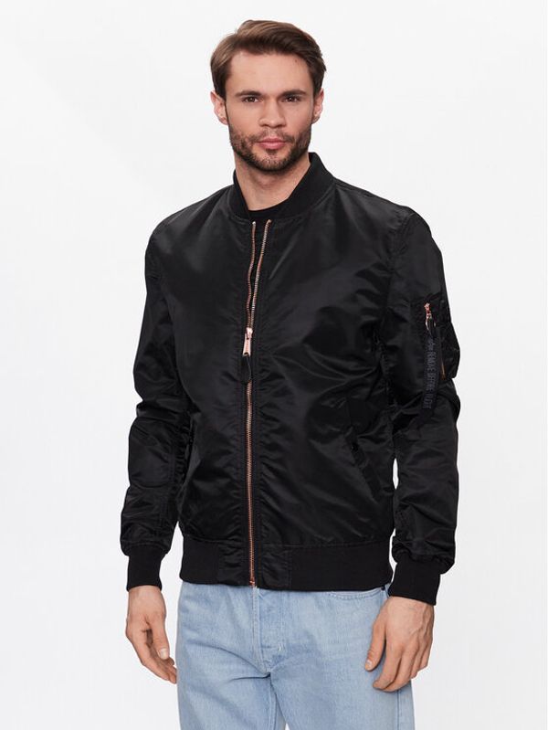 Alpha Industries Alpha Industries Яке бомбър M-1 VF LW Черен Slim Fit