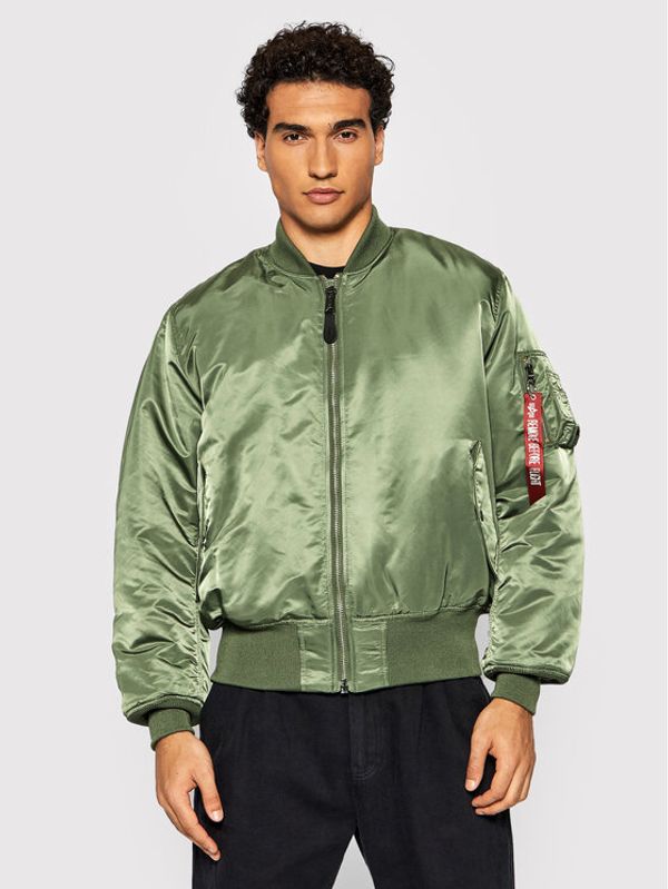 Alpha Industries Alpha Industries Яке бомбър Ma-1 100101 Зелен Regular Fit