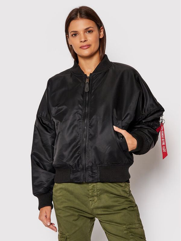 Alpha Industries Alpha Industries Яке бомбър MA-1 128002 Черен Regular Fit