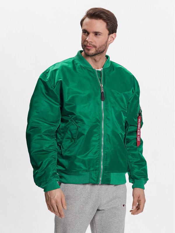 Alpha Industries Alpha Industries Яке бомбър MA-1 CS Зелен Oversize