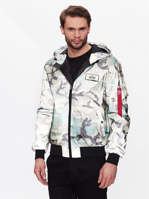 Alpha Industries Alpha Industries Яке бомбър MA-1 LW Hooded Refl. Camo Бежов Regular Fit