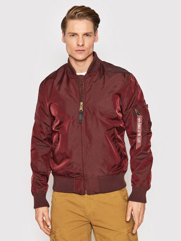 Alpha Industries Alpha Industries Яке бомбър Ma-1 Tt 191103 Бордо Regular Fit