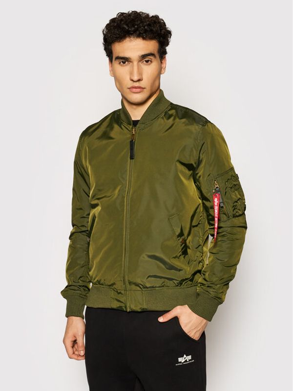 Alpha Industries Alpha Industries Яке бомбър Ma-1 Tt 191103 Зелен Regular Fit