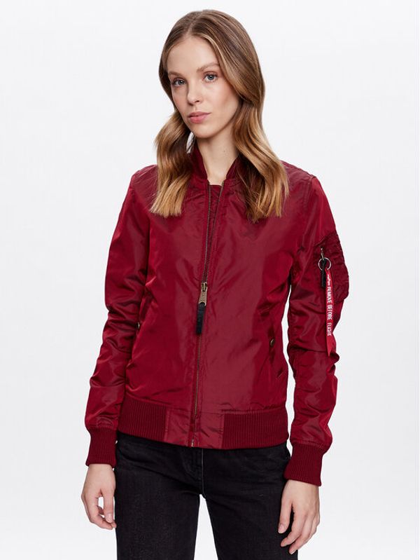 Alpha Industries Alpha Industries Яке бомбър MA-1 TT Wmn Бордо Slim Fit